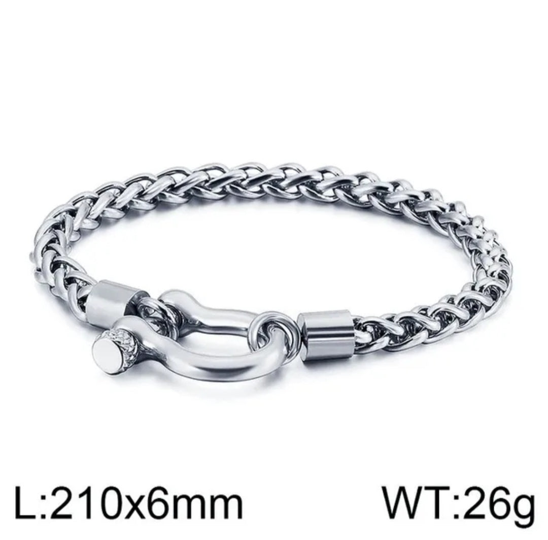 Horse Bit Screw Lock Bracelet