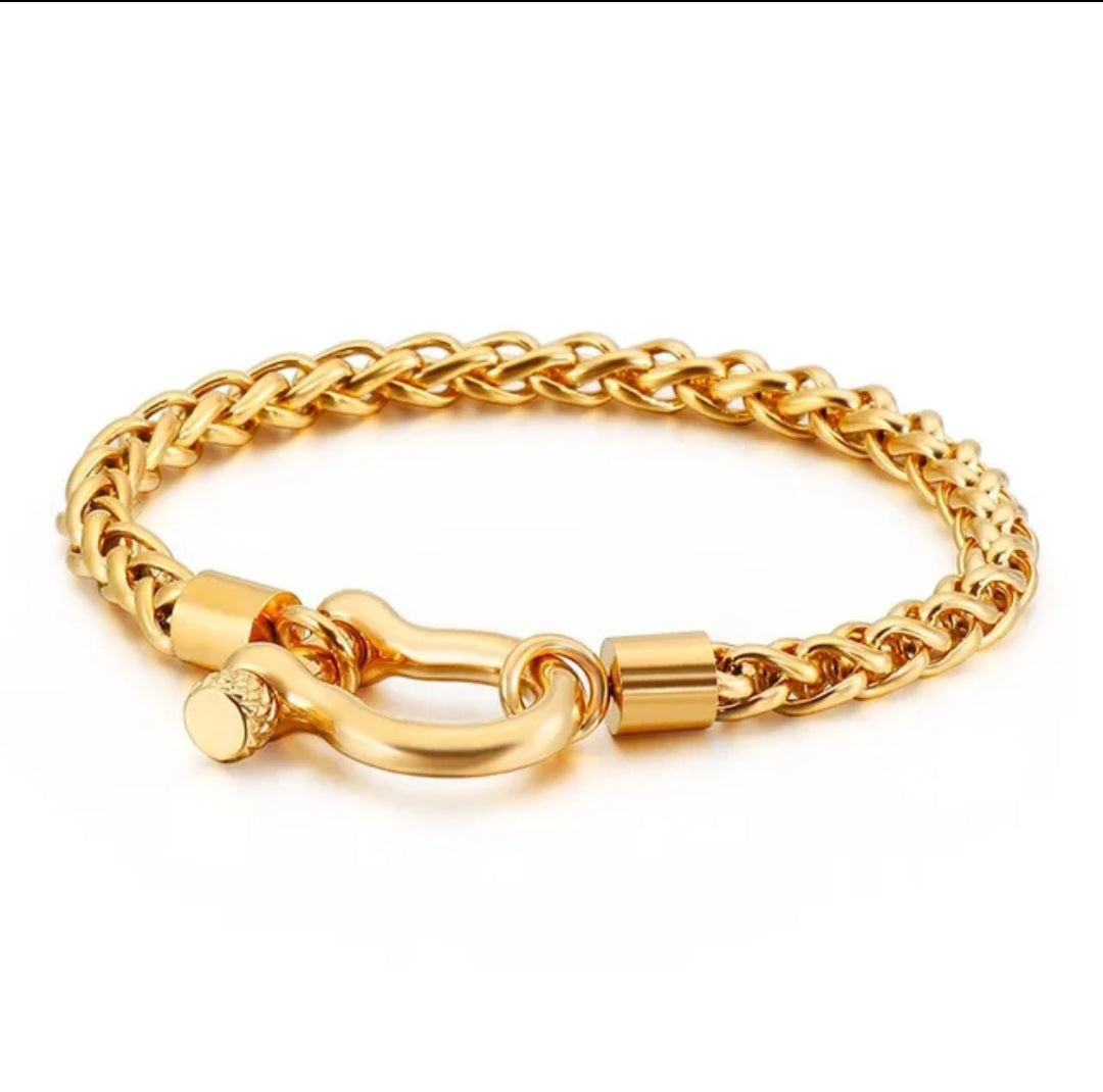 Horse Bit Screw Lock Bracelet