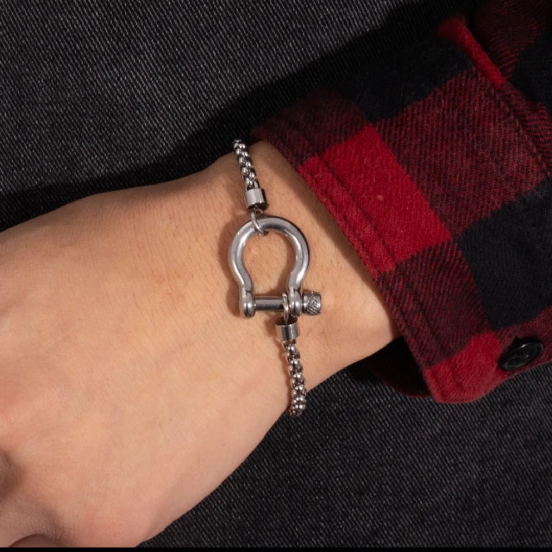 Horse Bit Screw Lock Bracelet