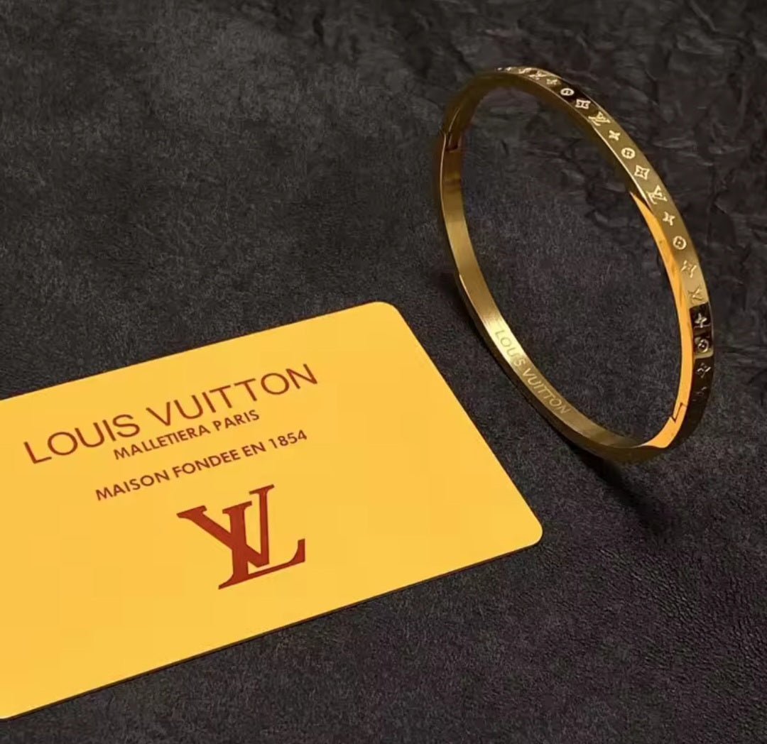 LV  inspired Bangle