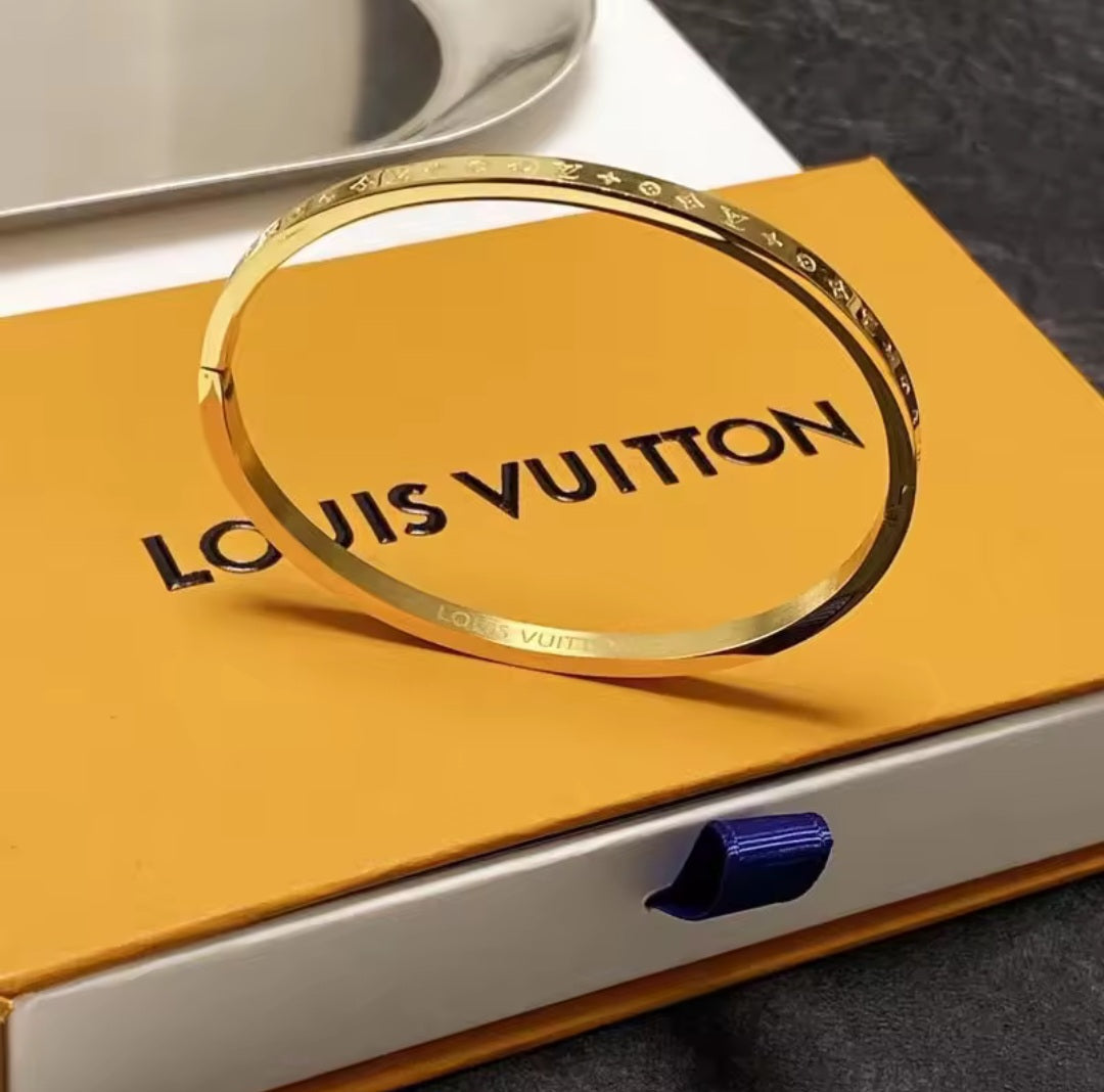 LV  inspired Bangle