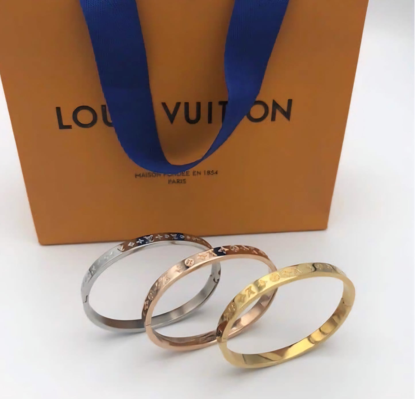 LV  inspired Bangle