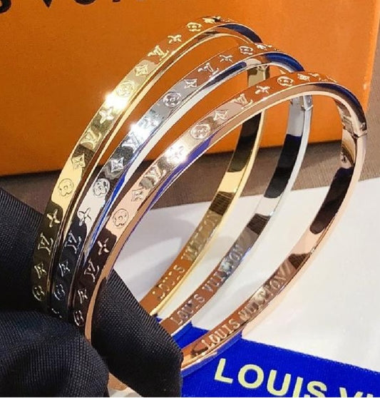LV  inspired Bangle