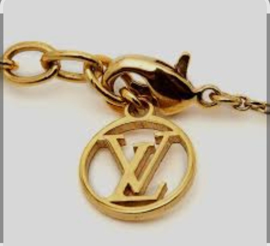LV Designer Inspired Cuban Necklace