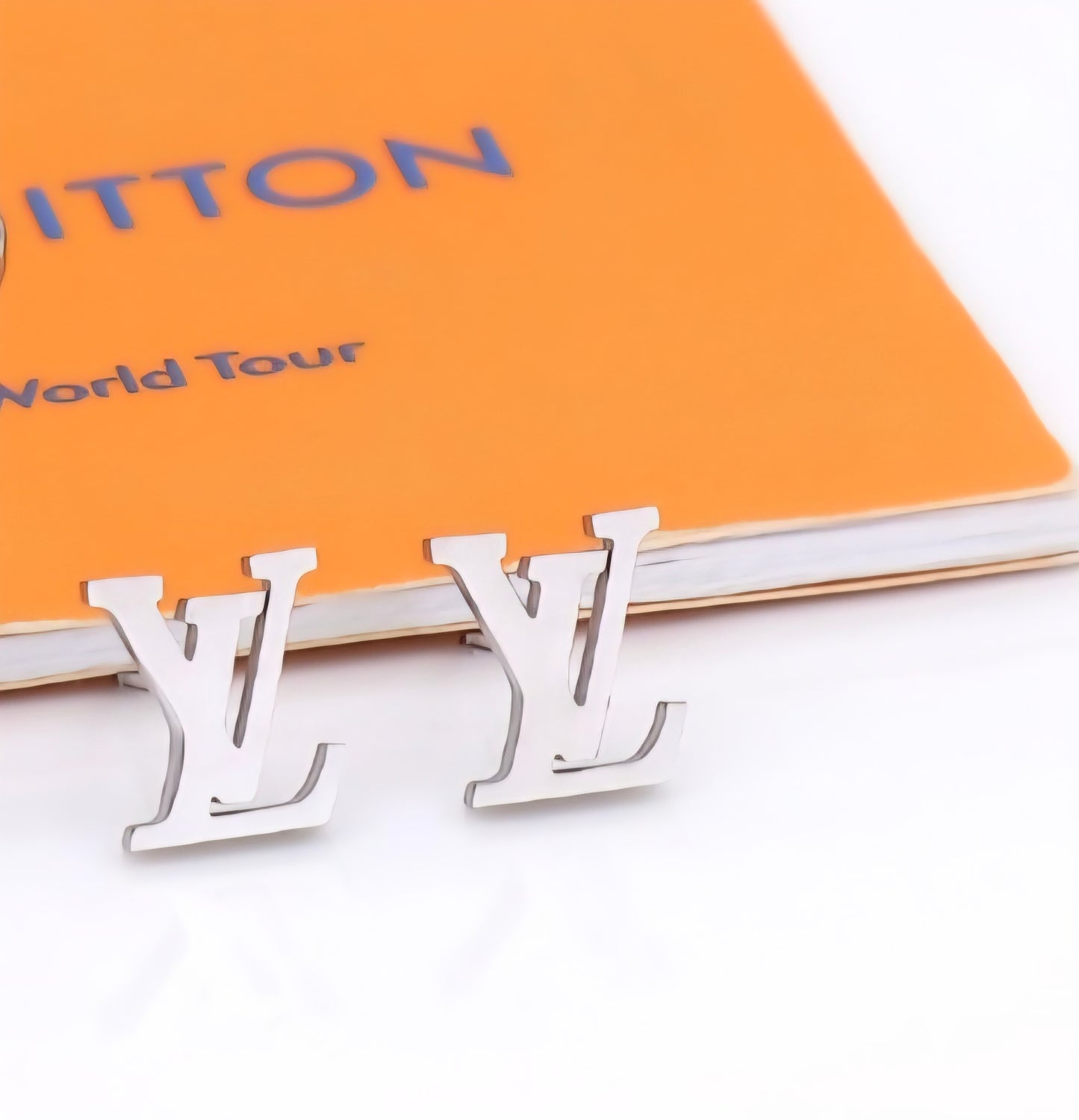 LV inspired earrings