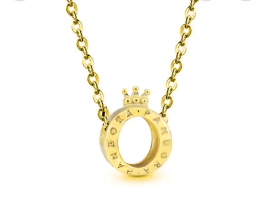 Pandora inspired Crown necklace