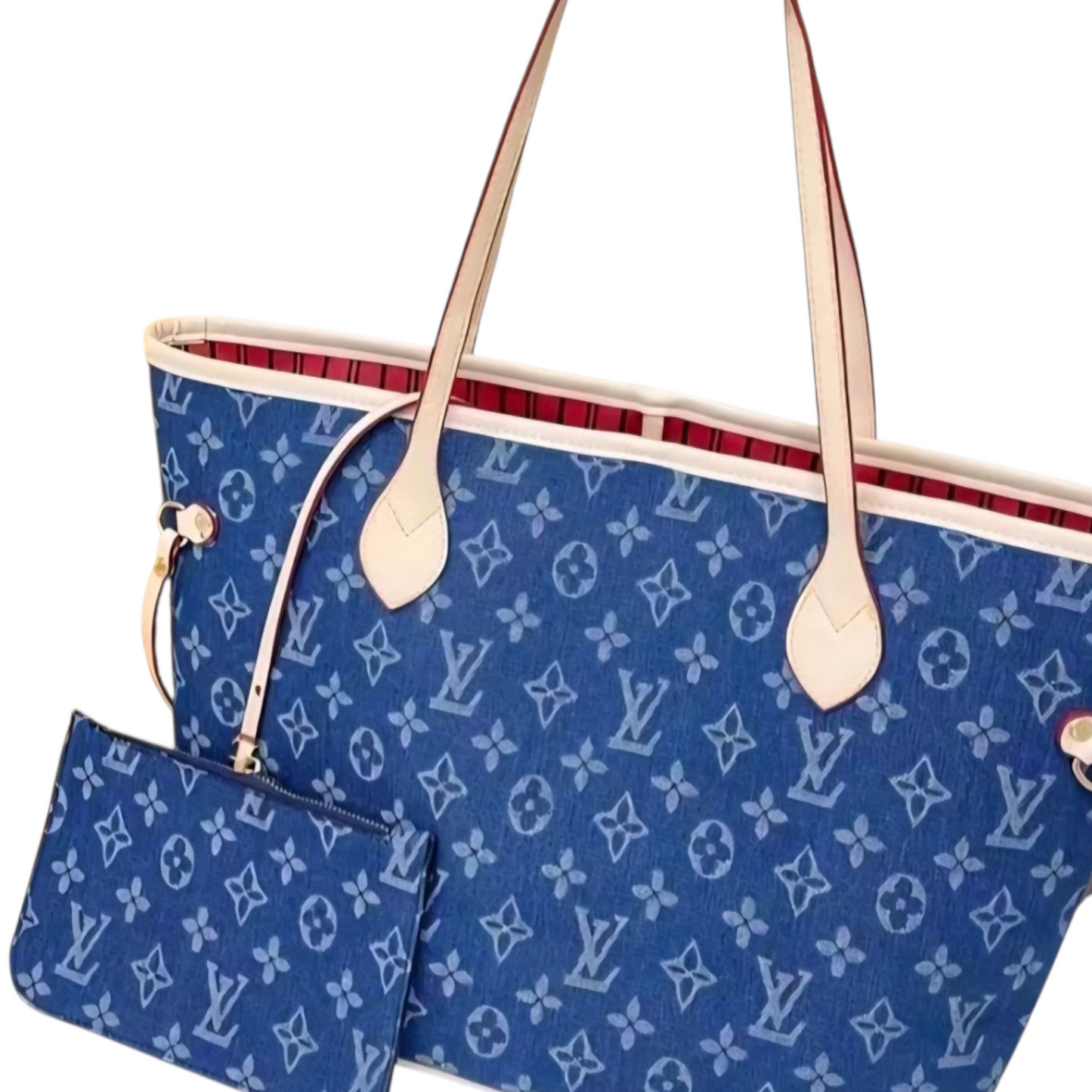 LV Denim Inspired Tote Bags
