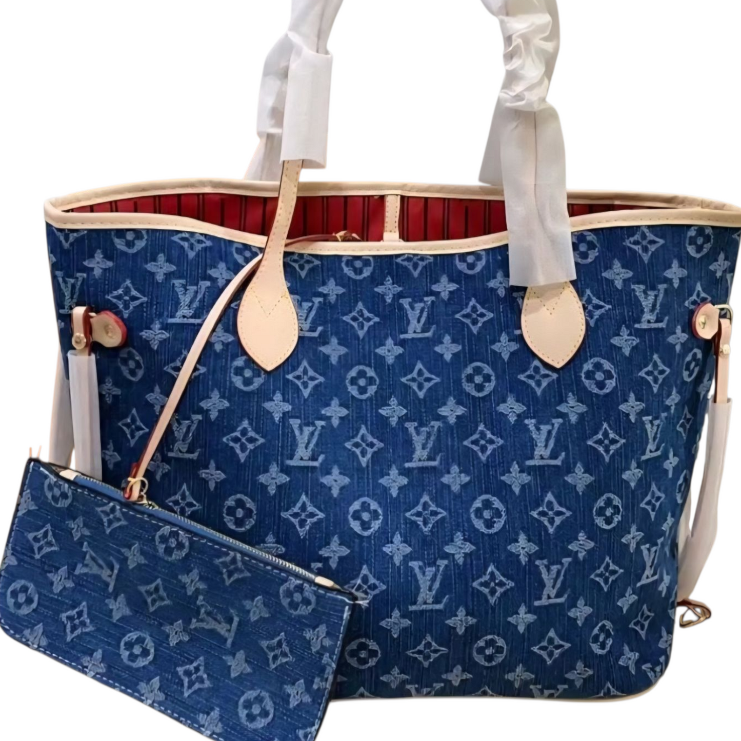 LV Denim Inspired Tote Bags