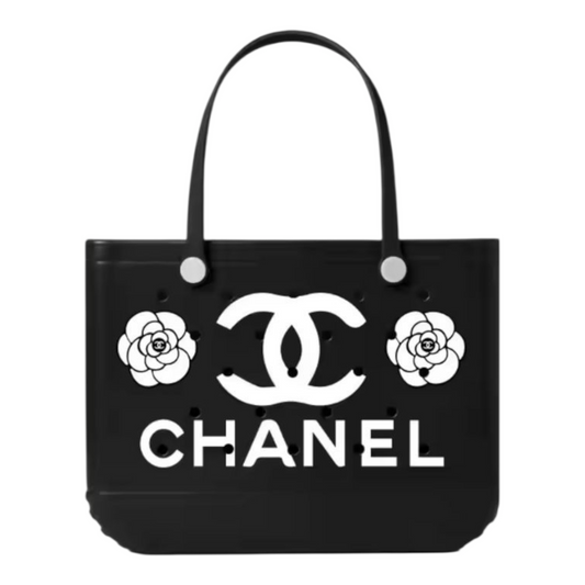 Chanel inspired Bogg tote bag