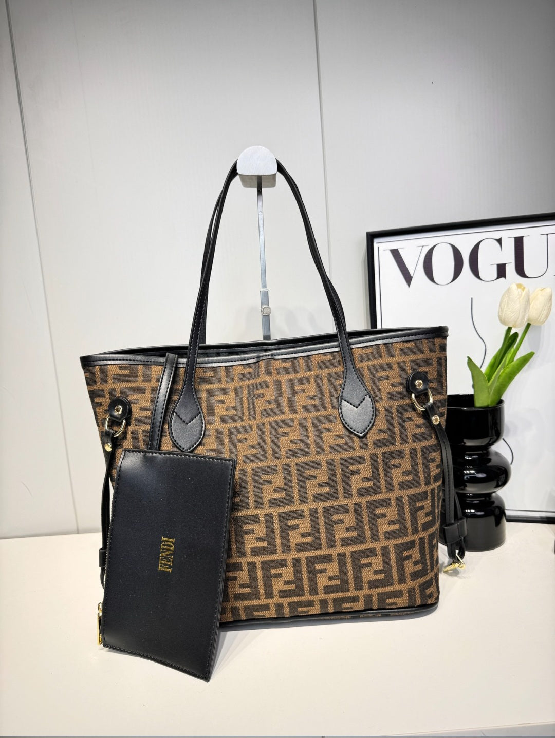 Fendi inspired Tote Bags