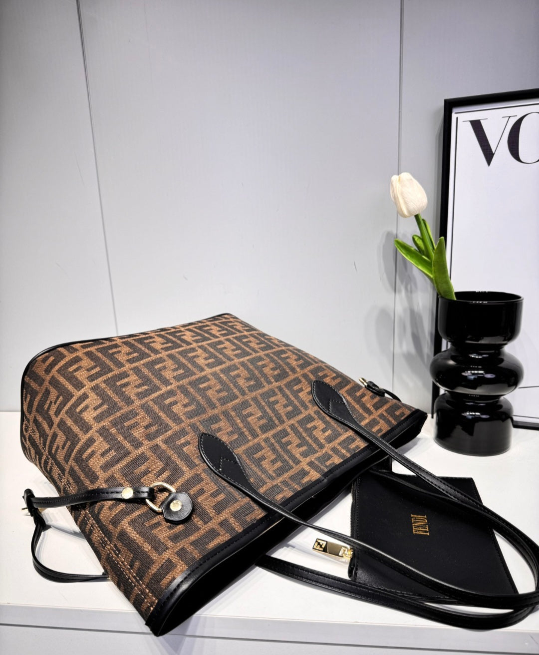 Fendi inspired Tote Bags