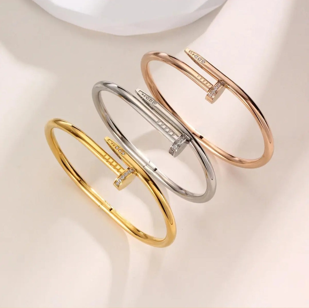 Cartier inspired Nail Bracelet