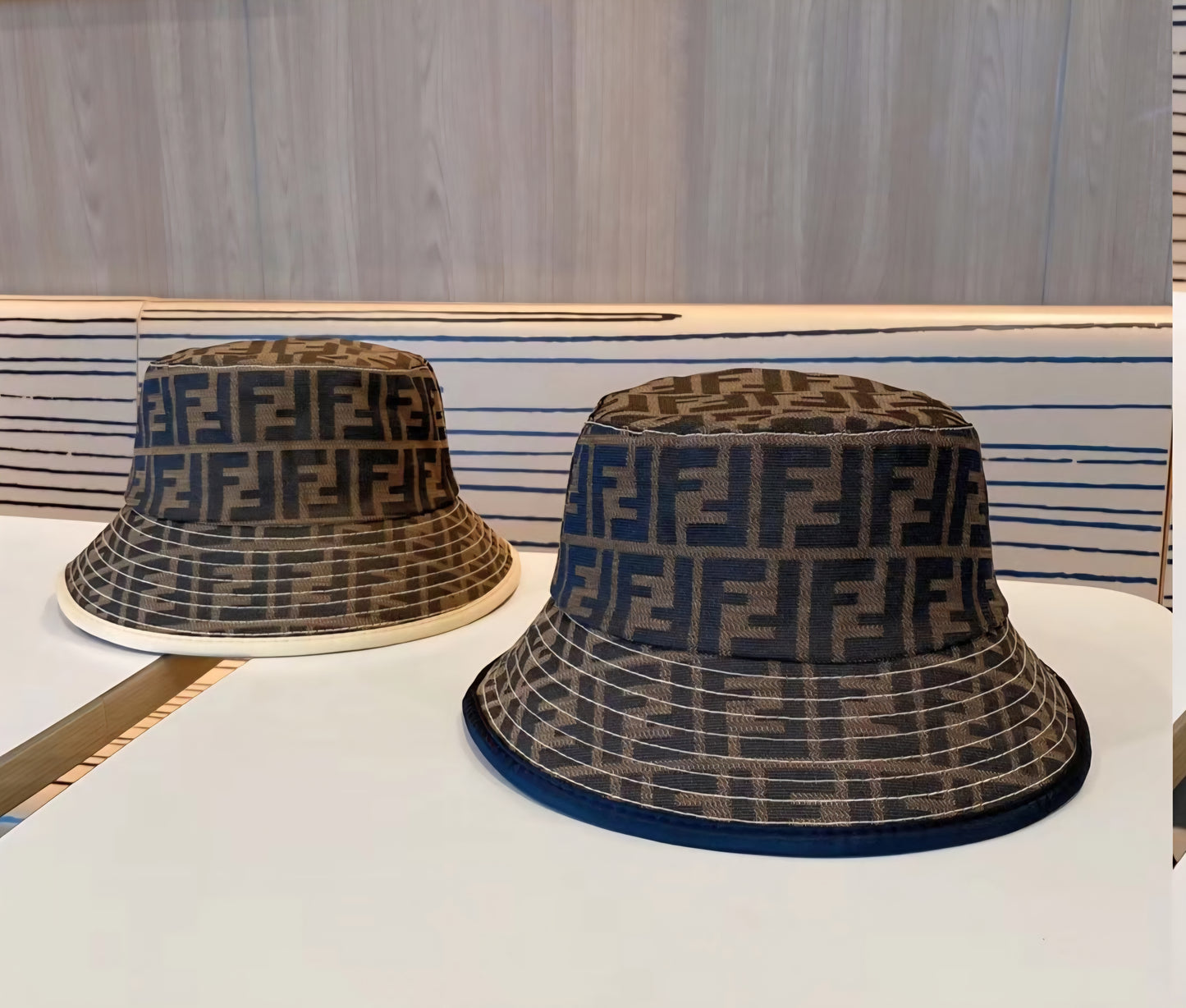 Fendi inspired Bucket hat