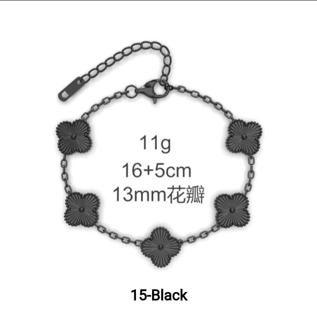 Van Cleef inspired Gun Smoke Clover Collection