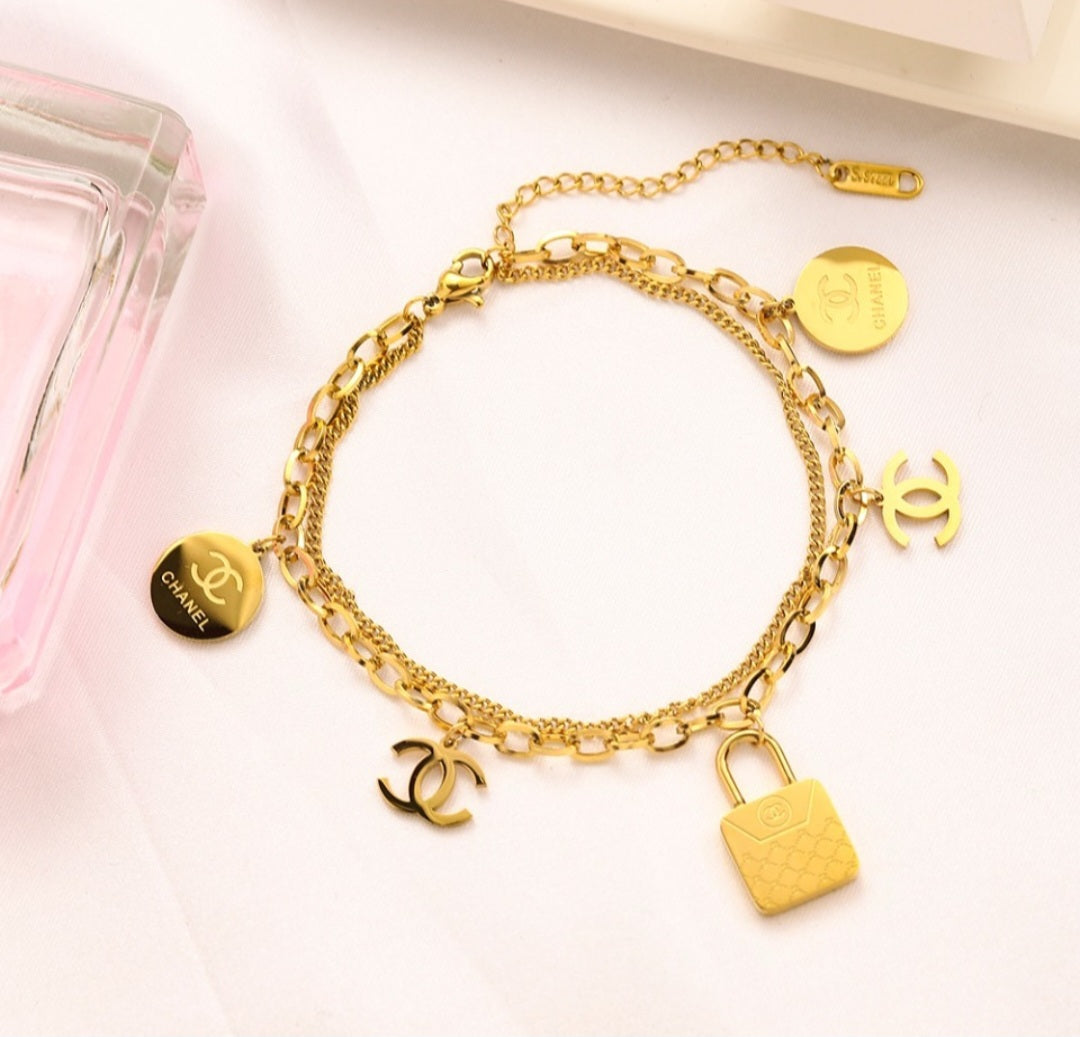 Chanel inspired bracelet