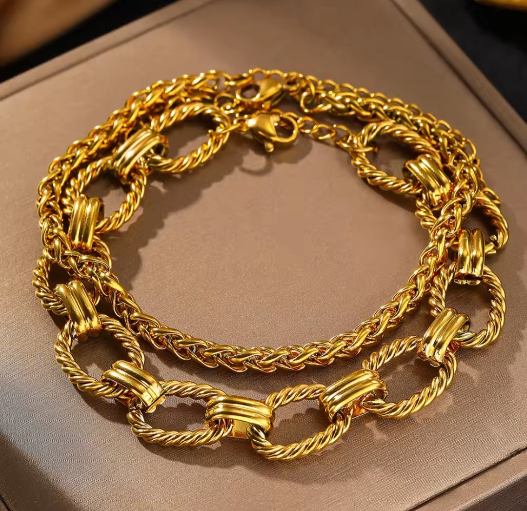 Stainless Bracelet 2pc set