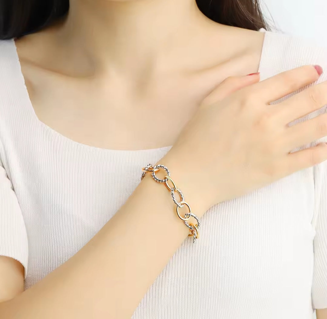 David Yurman inspired bracelet