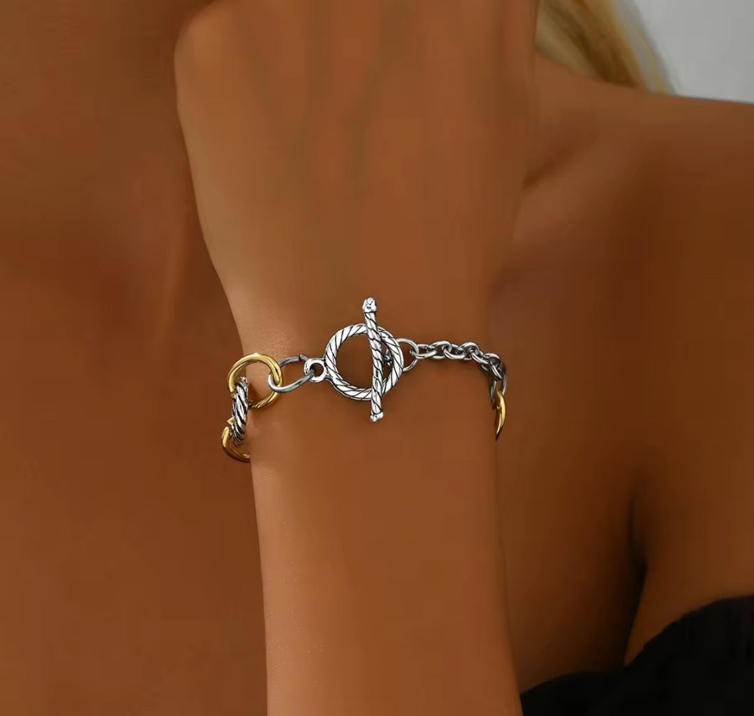 David Yurman inspired bracelet