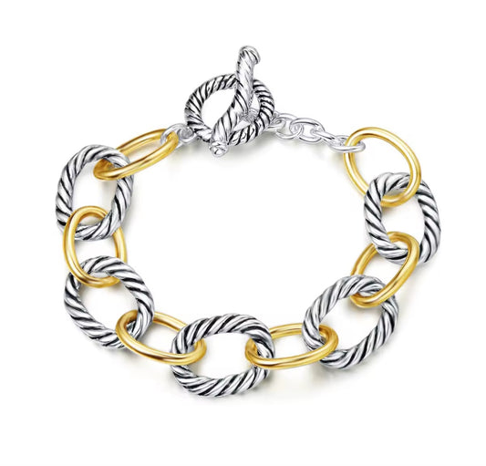 David Yurman inspired bracelet