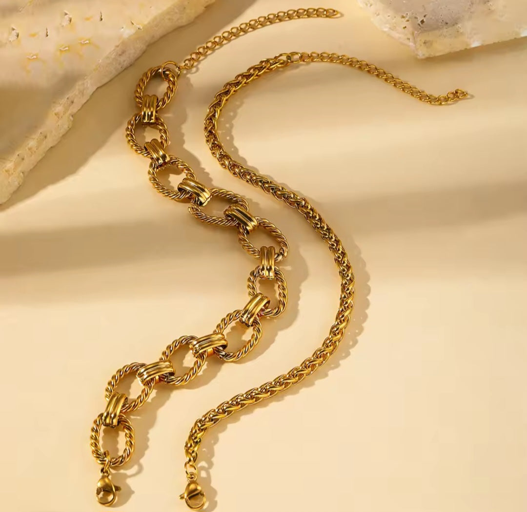 Stainless Bracelet 2pc set