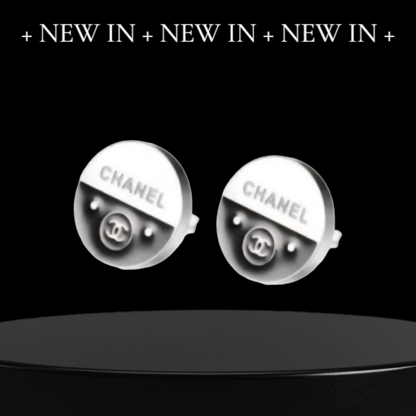 Chanel inspired students earrings