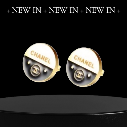 Chanel inspired students earrings