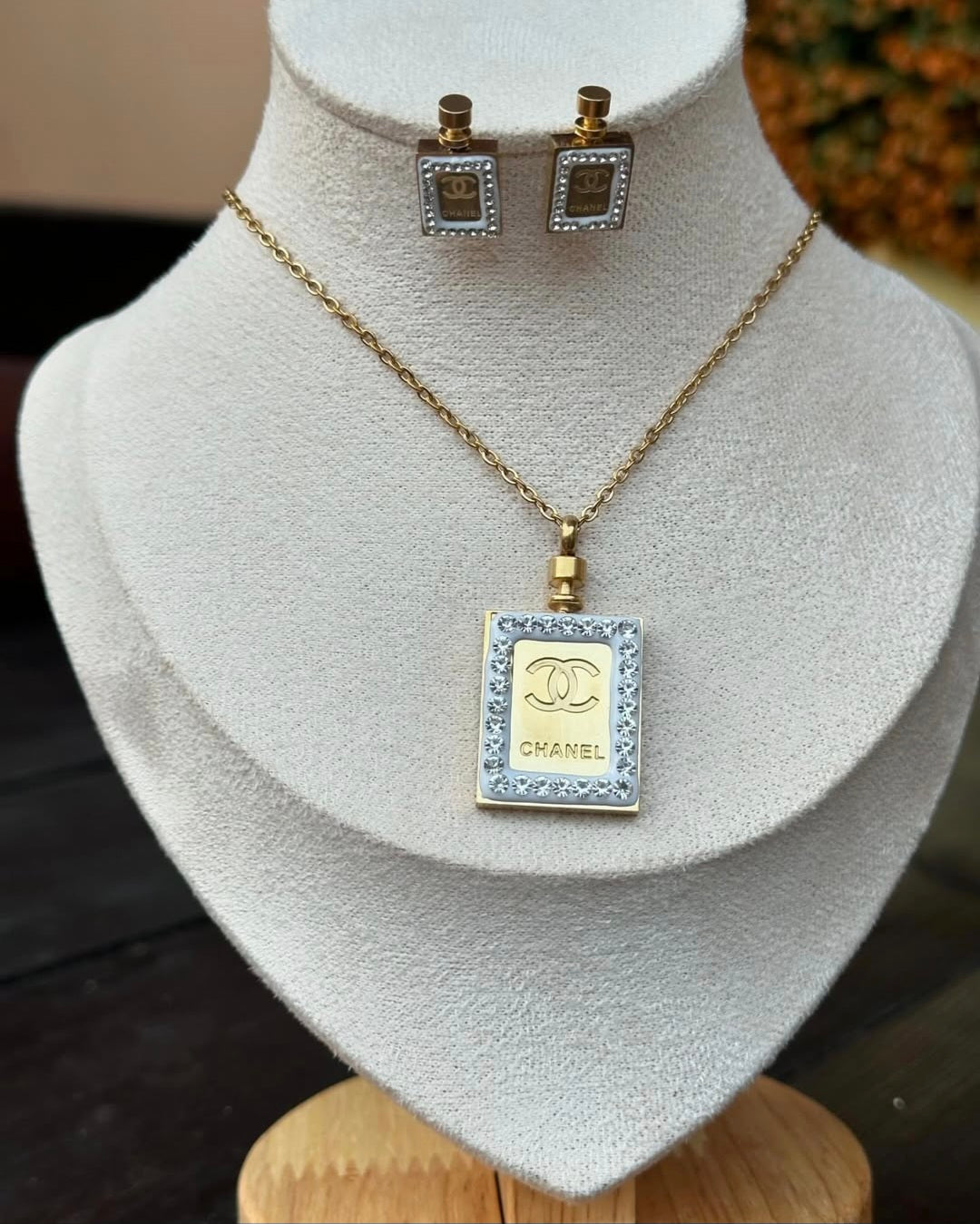 Chanel inspired Earrings