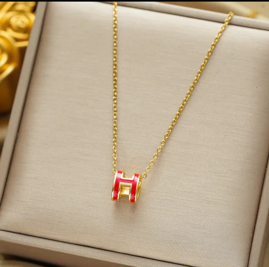 Luxury inspired Hermès necklace