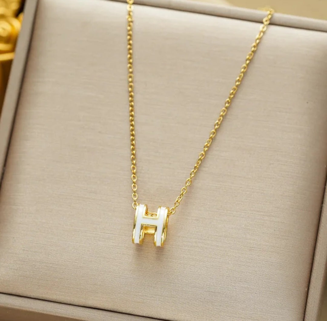 Luxury inspired Hermès necklace