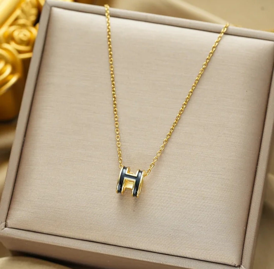 Luxury inspired Hermès necklace