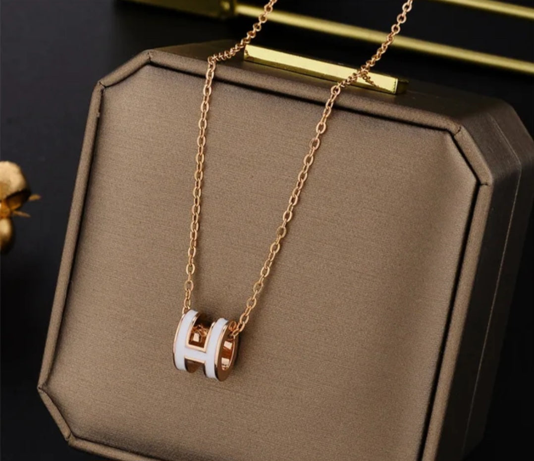 Luxury inspired Hermès necklace