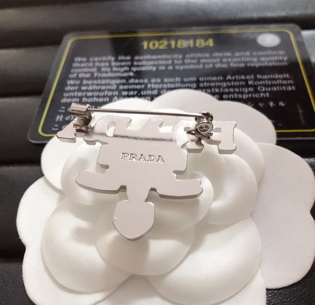 PRADA INSPIRED BROOCHES