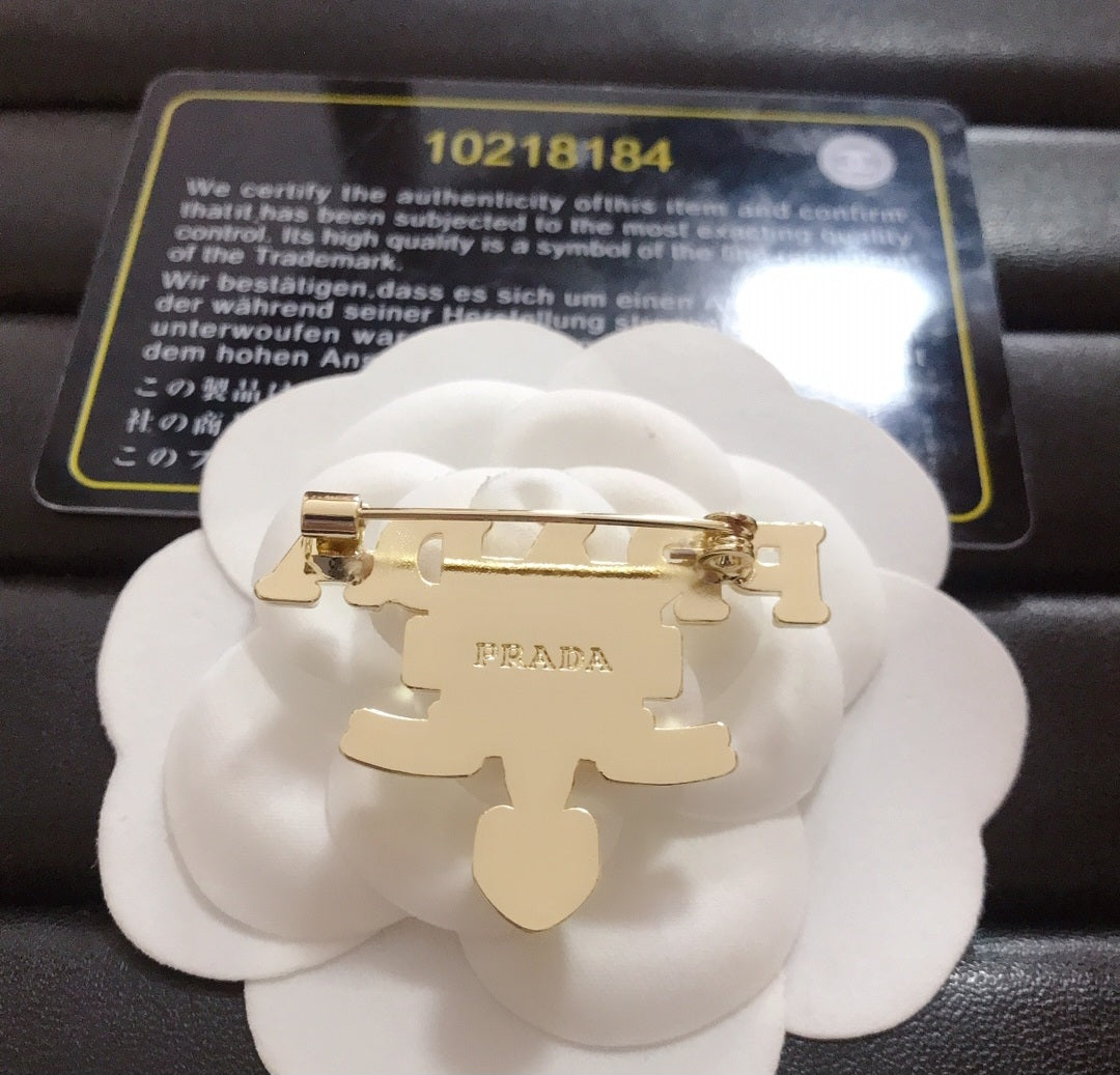 PRADA INSPIRED BROOCHES