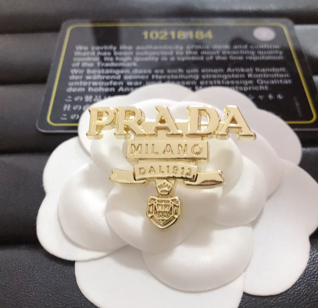 PRADA INSPIRED BROOCHES
