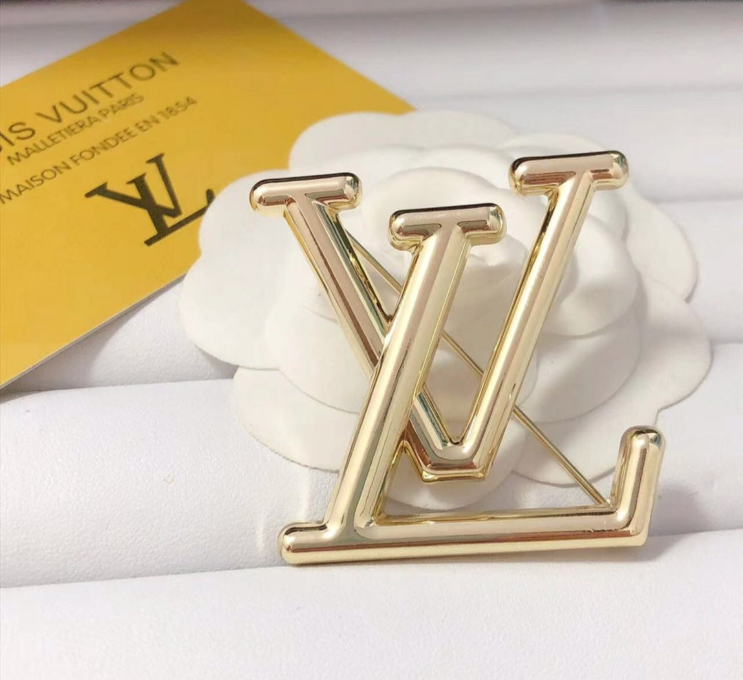 LV inspired Brooches