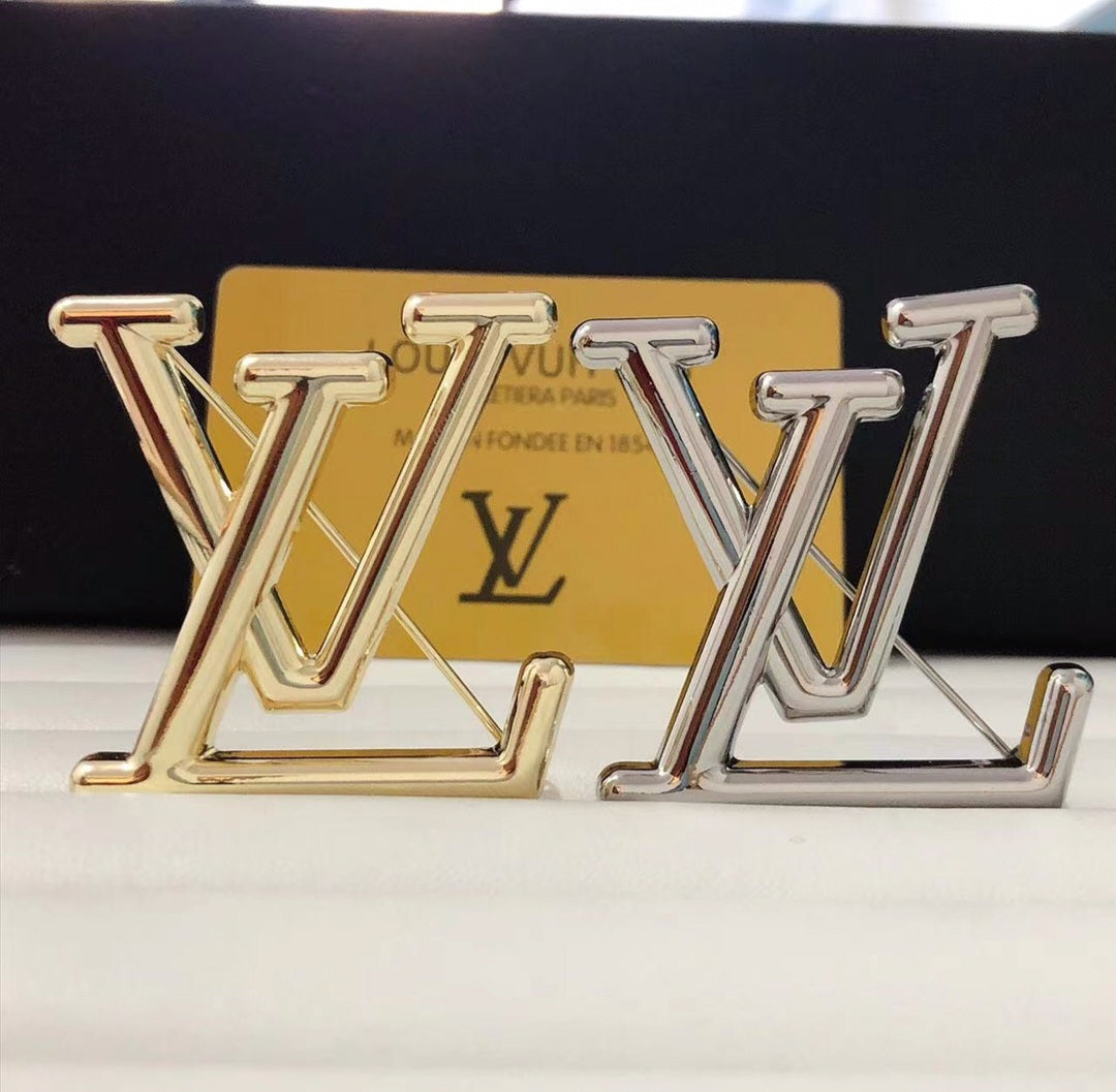 LV inspired Brooches