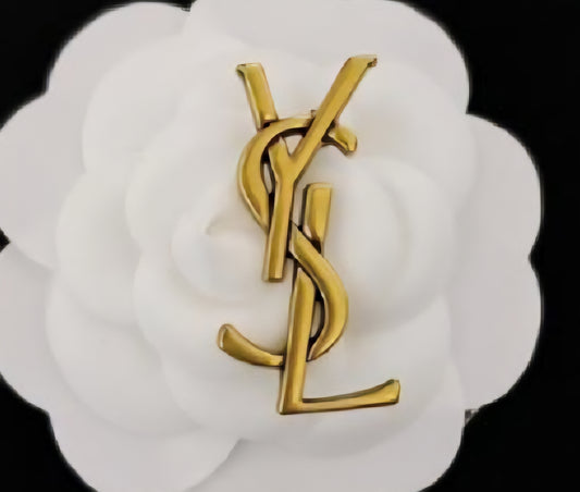 YSL Designer Inspired Brooch