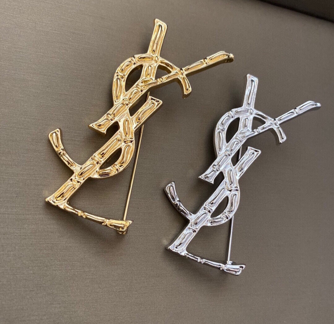 YSL Designer Inspired Brooch