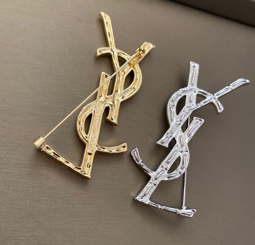 YSL Designer Inspired Brooch