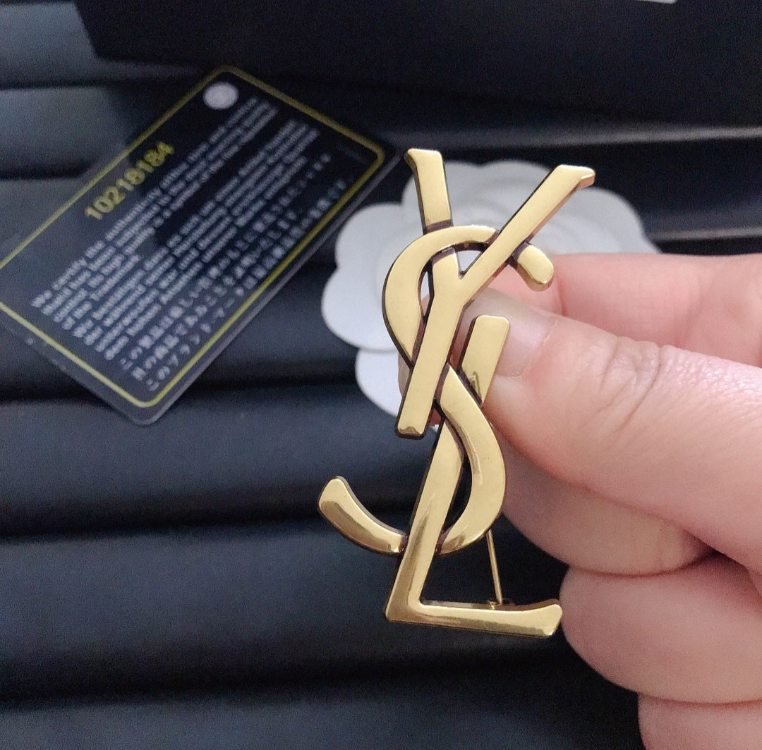 YSL Designer Inspired Brooch