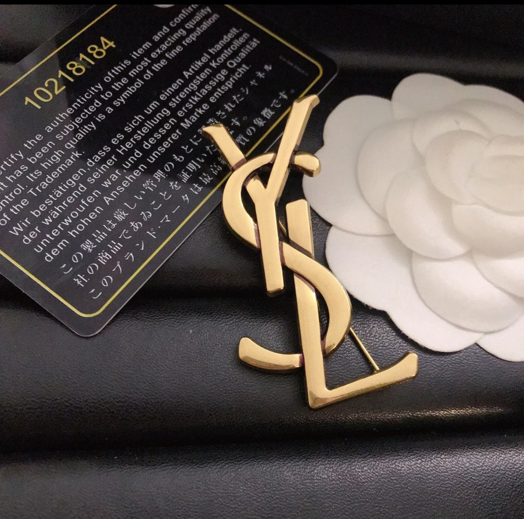 YSL Designer Inspired Brooch