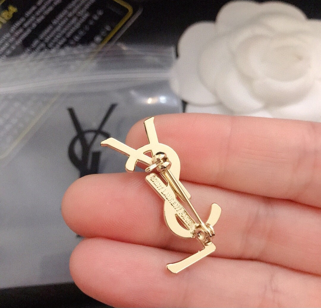 YSL Designer Inspired Mini Brooches