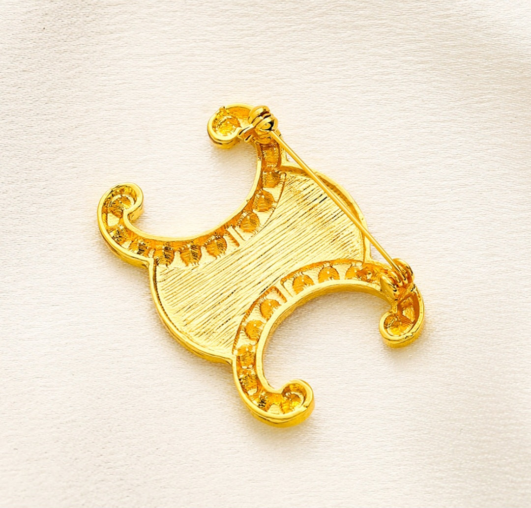 Celine inspired Brooch
