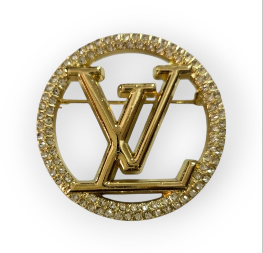 LV Designer Inspired Brooches