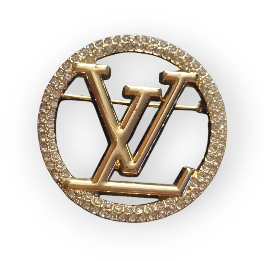 LV Designer Inspired Brooches