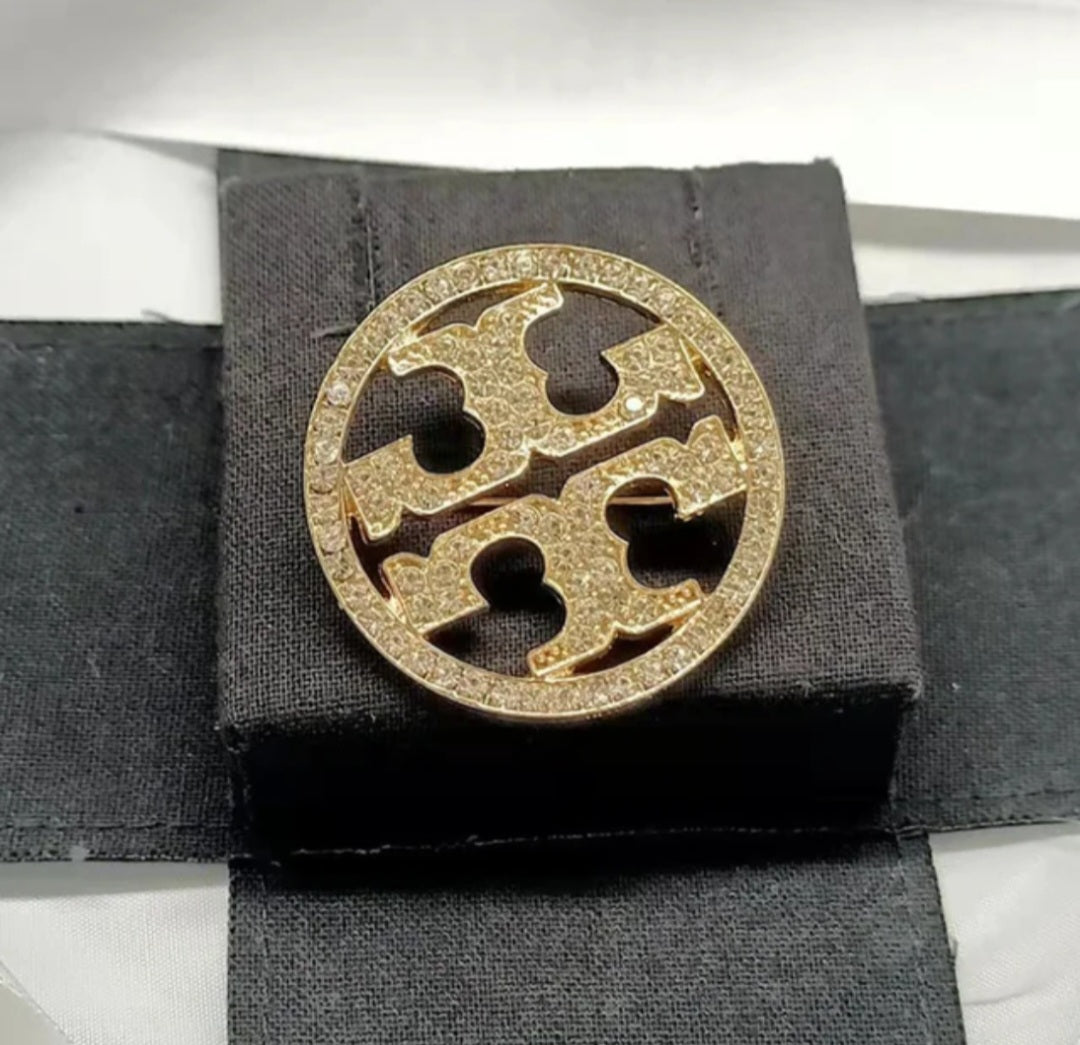 Torry Burch inspired brooch