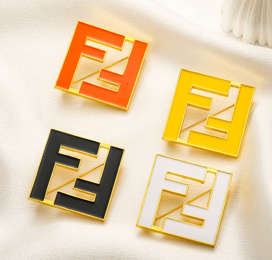 Fendi inspired Brooch