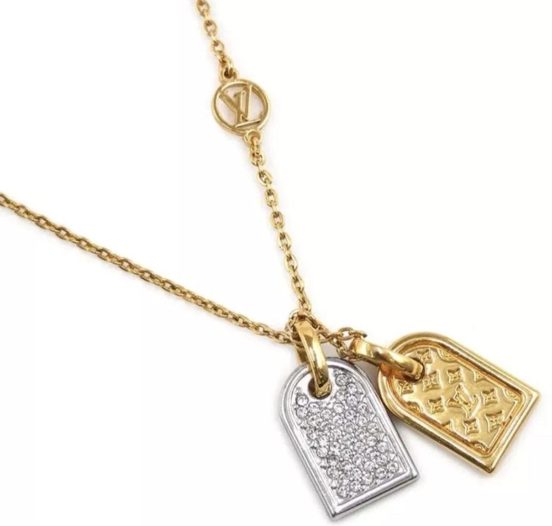 LV Tag Necklace