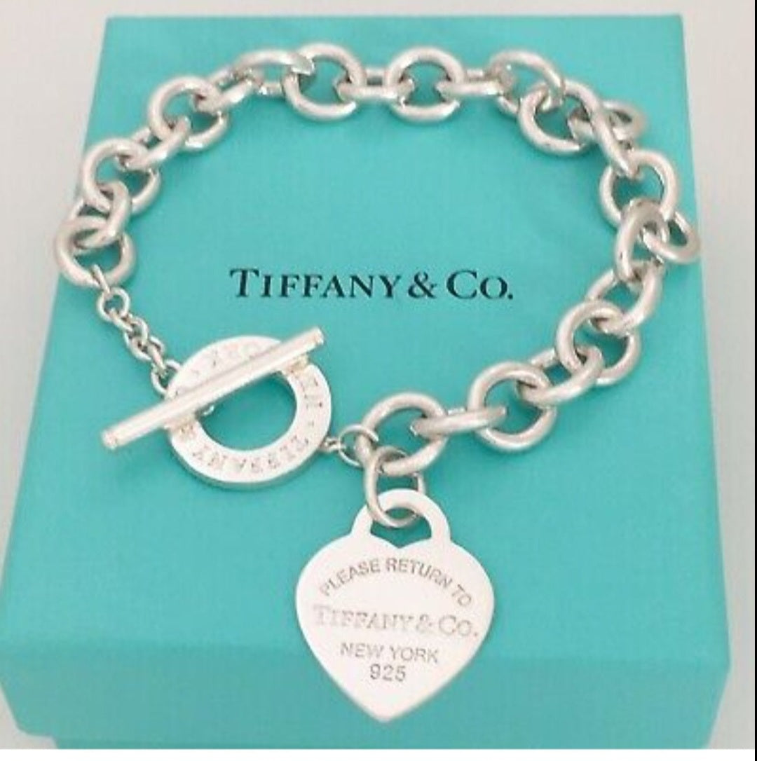 Tiffany inspired Heart Shape Bracelet