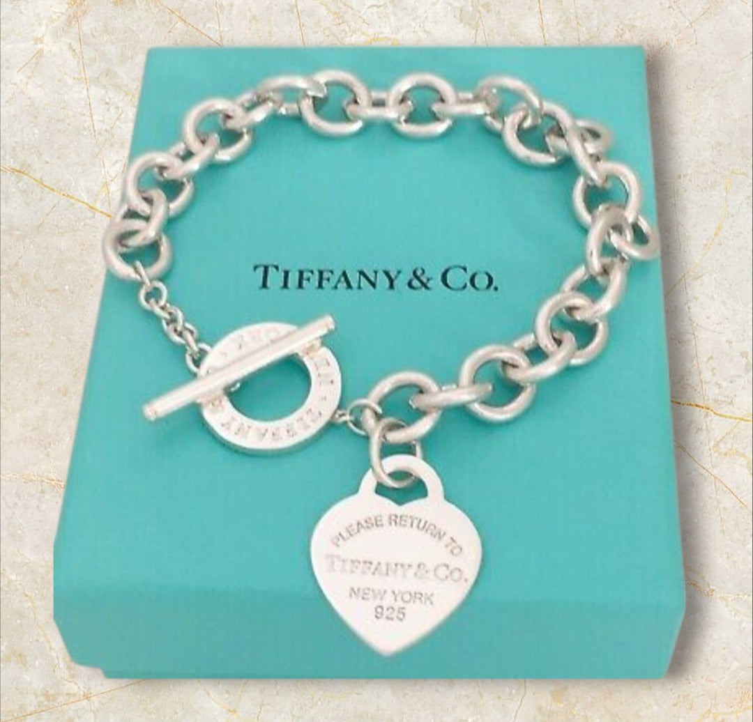 Tiffany inspired Heart Shape Bracelet